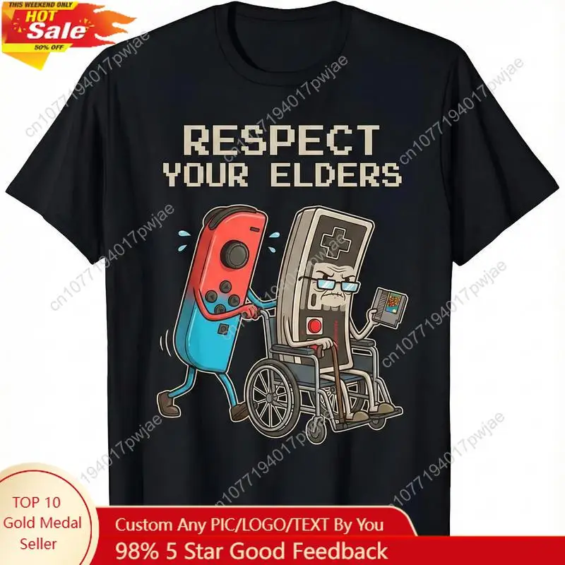 Gaming Console Retro - Funny Retro Gamer Graphic T-Shirt Soft