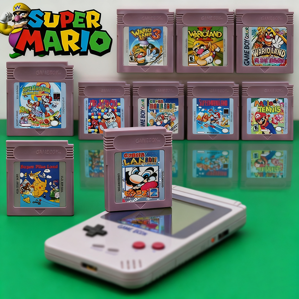 Gaming Console Mario - GBC 16 Bit Game Video Game