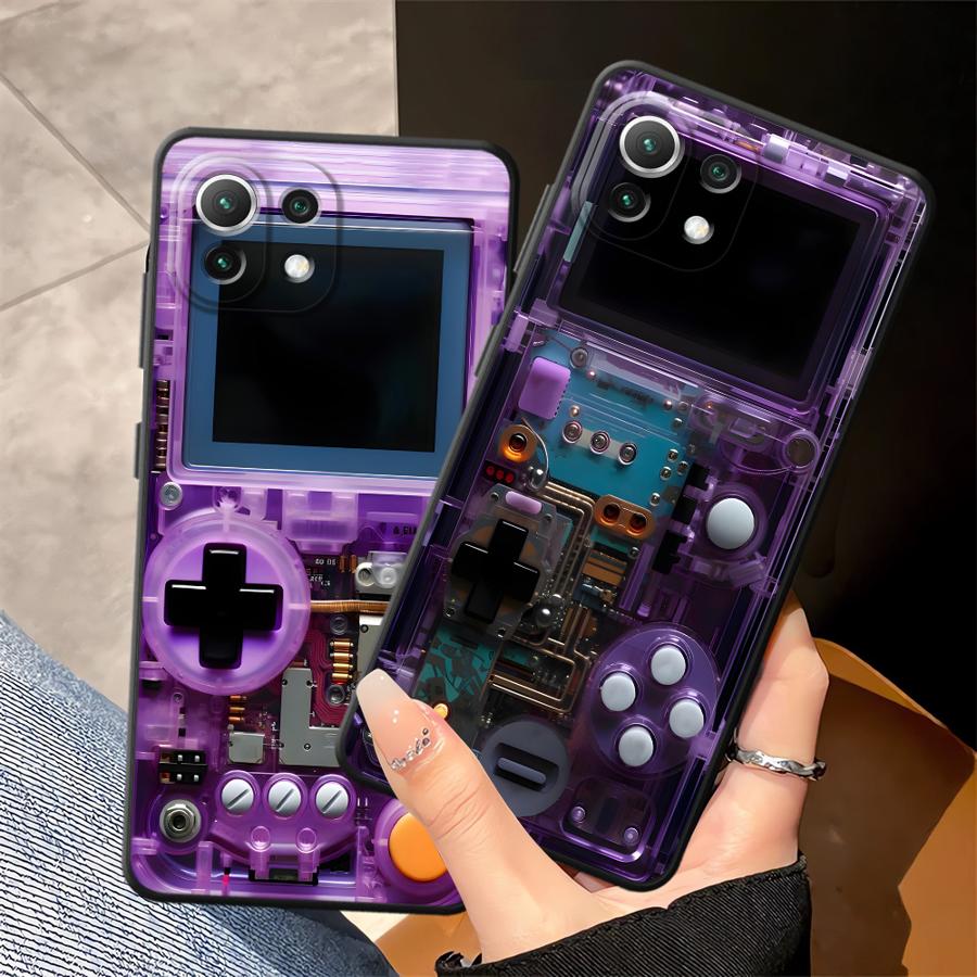 Console Gaming Pc Case - Purple Gaming Console Black Soft Phone