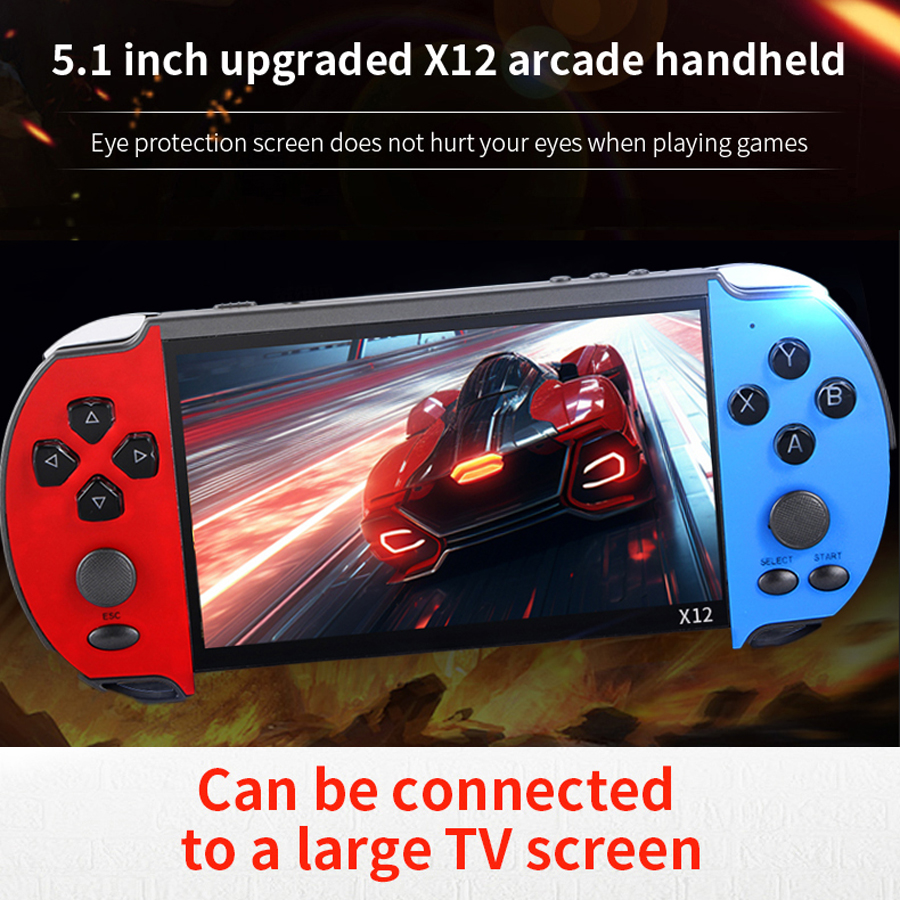 Gaming Console For 7 Year Old - Portable Handheld Videogame TV Retro Video