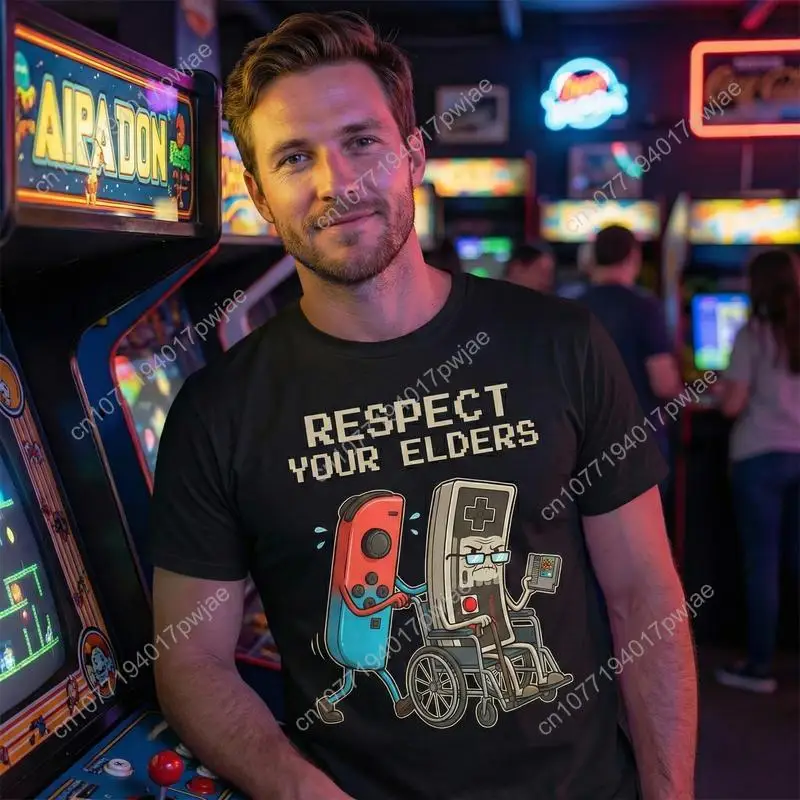 Funny Retro Gamer Graphic T-Sh - مراجعة Gaming Console Retro وسعره