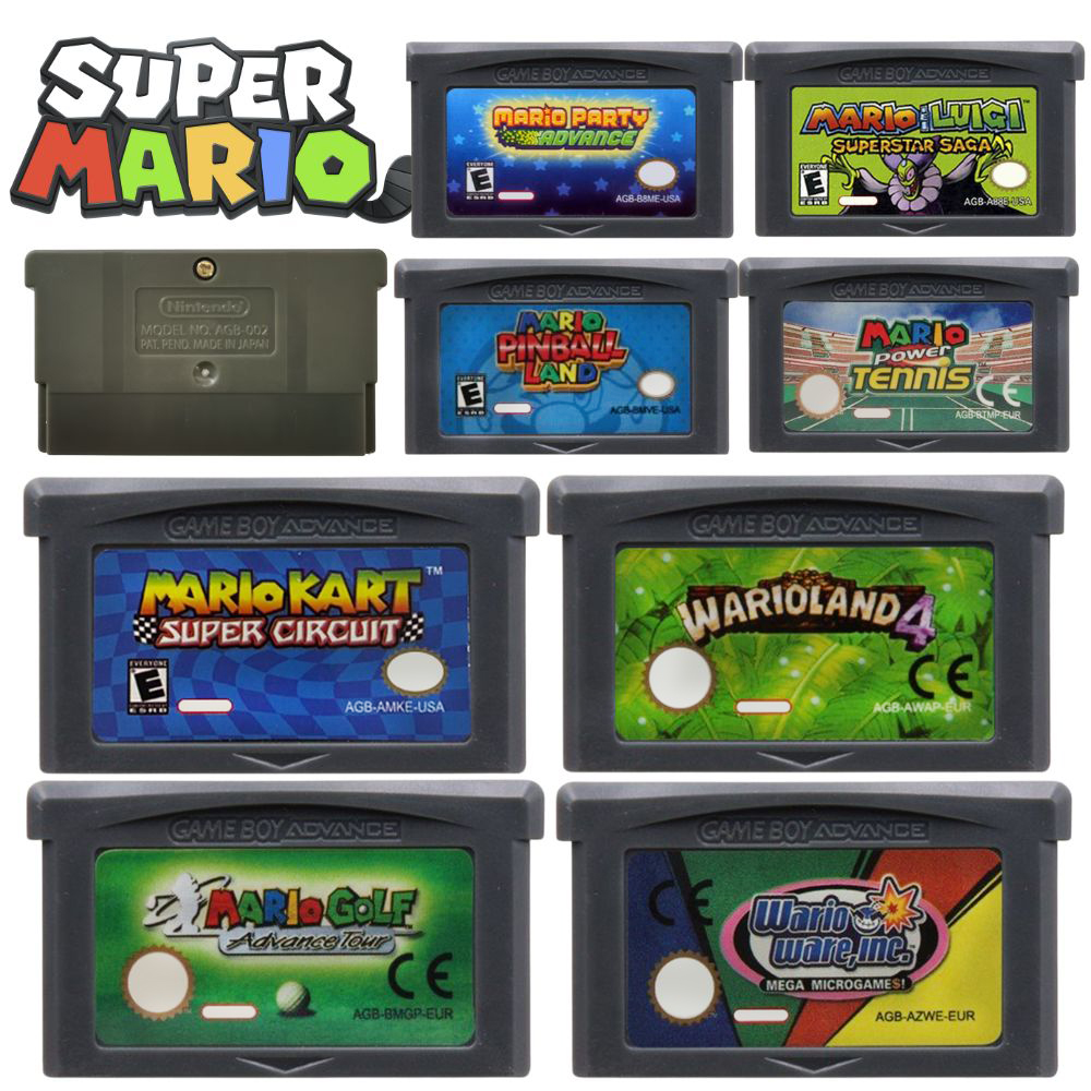 GBA Game Cartridge 32-Bit Vide - مراجعة Gaming Console Mario وسعره