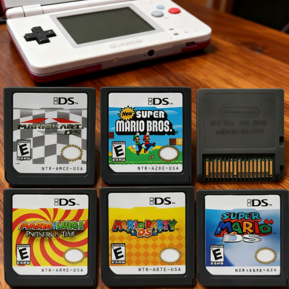 Mario Series DS Games Cartridg - مراجعة Gaming Console Mario وسعره