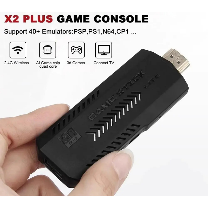 X2 Plus 64G Retro 4K Game Cons - مراجعة Gaming Console X2 وسعره