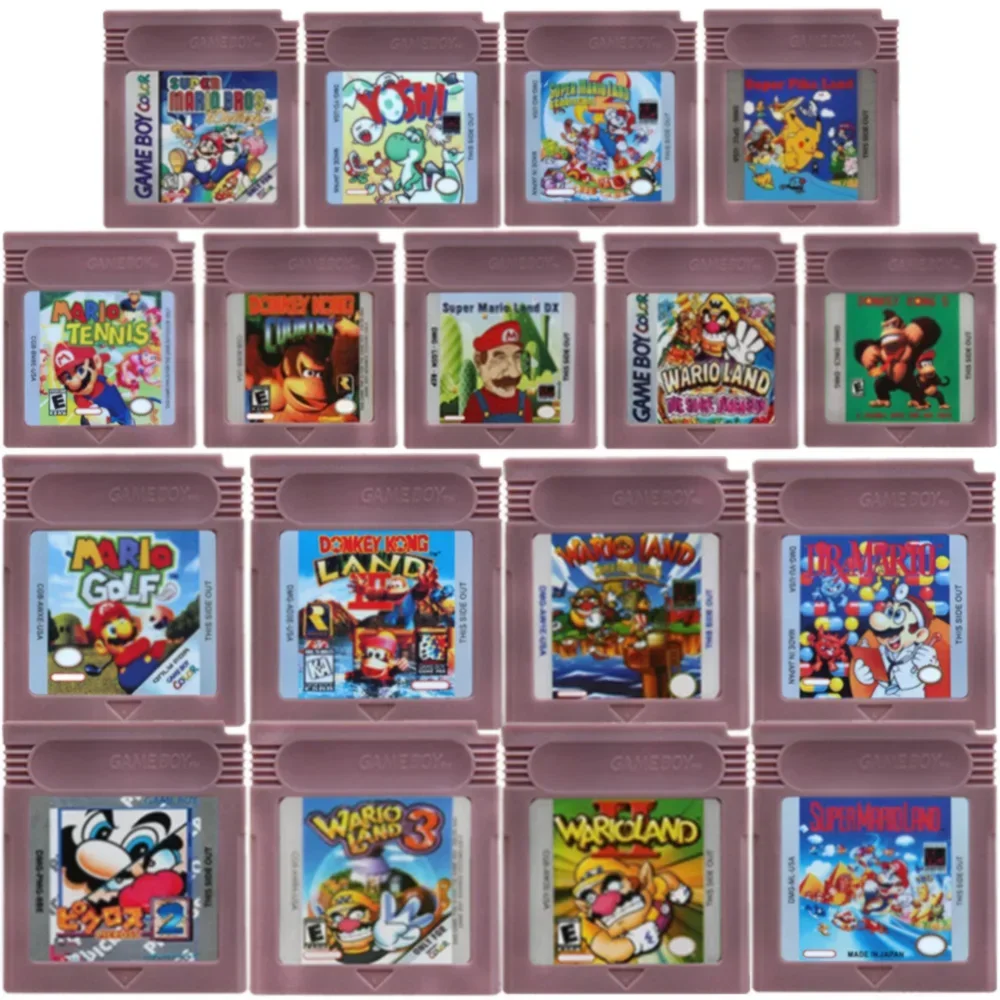 GBC 16 Bit Game Video Game Car - مراجعة Gaming Console Mario وسعره