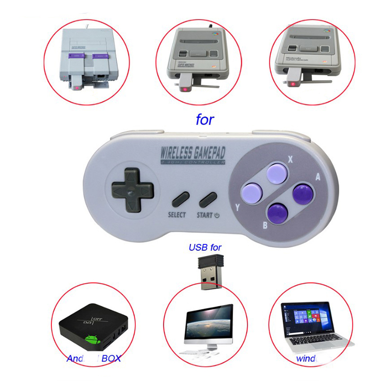 2.4G Purple Game Controller Jo - مراجعة Gaming Console Mario وسعره