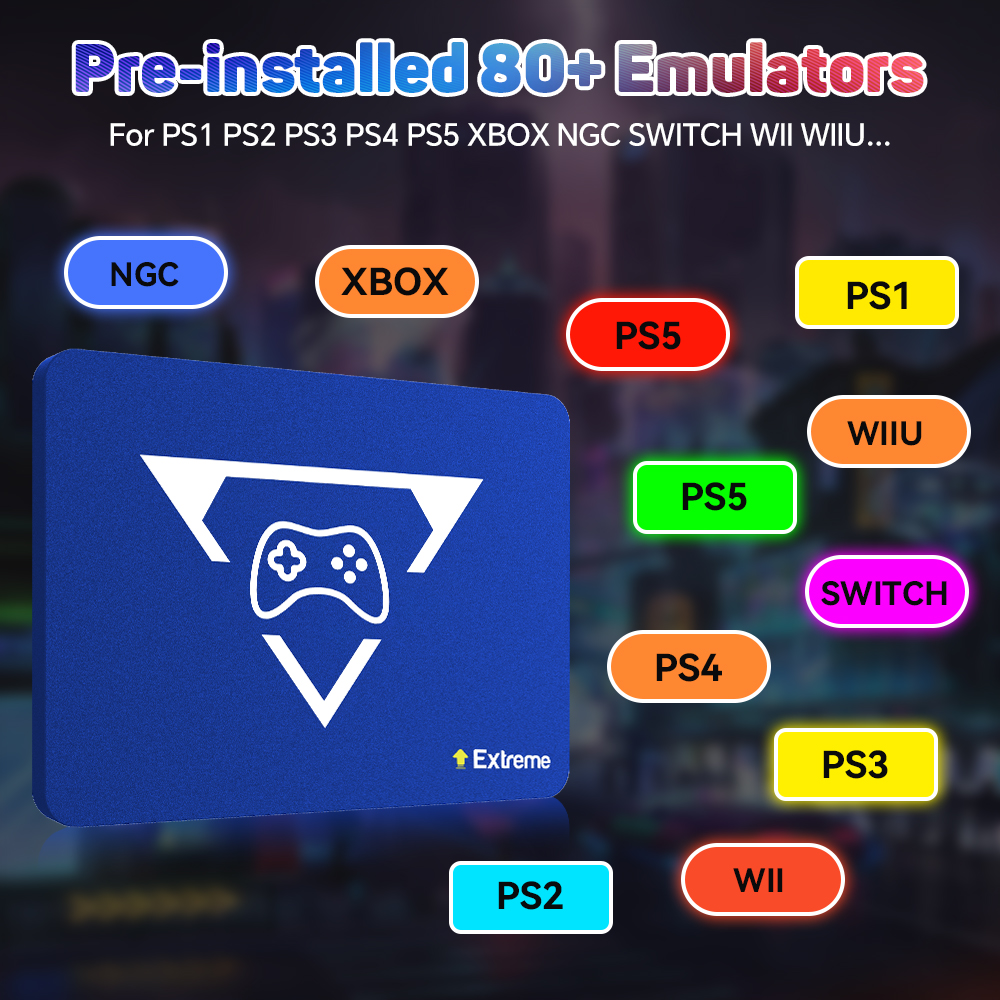 2TB Gaming Emulation Hard Driv - مراجعة Gaming Console Video Game وسعره