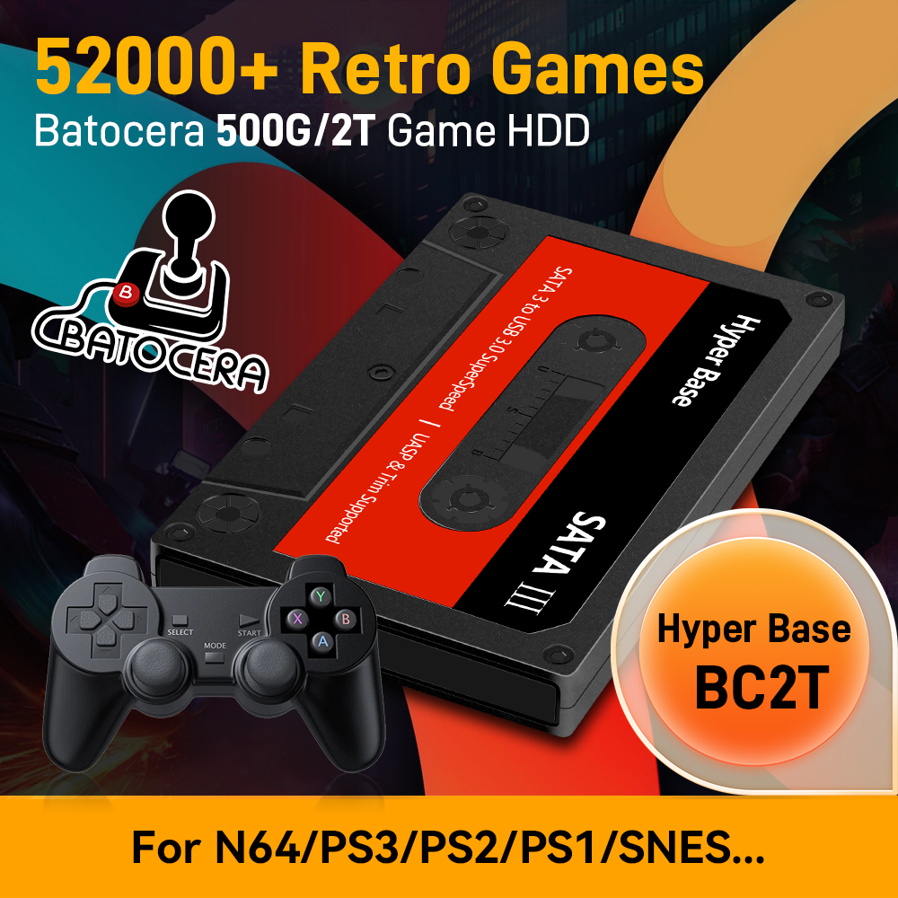 Batocera 500G/2T Emulator Game - مراجعة Gaming Console Video Game وسعره