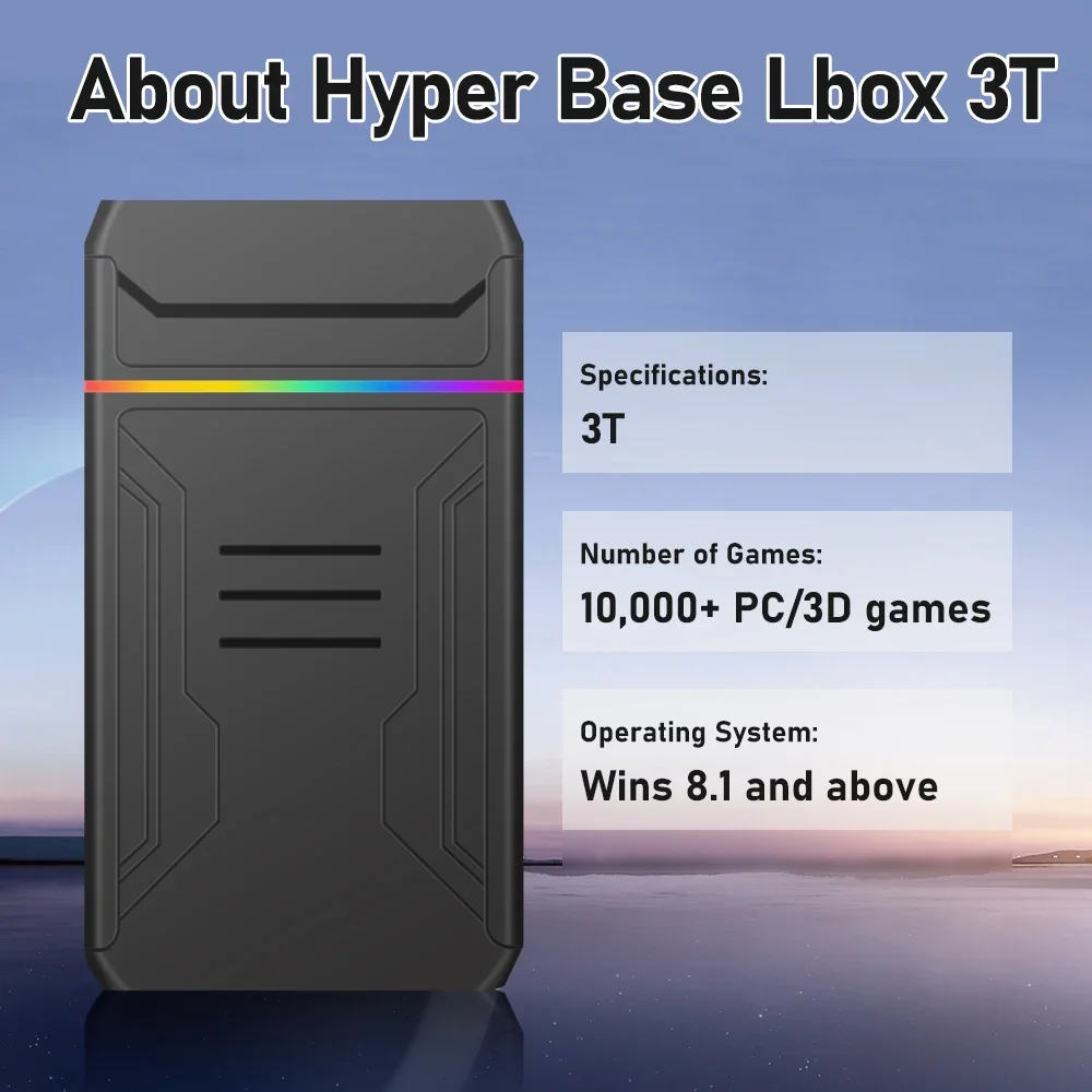 3TB Launchbox Portable Gaming  - مراجعة Gaming Console Video Game وسعره