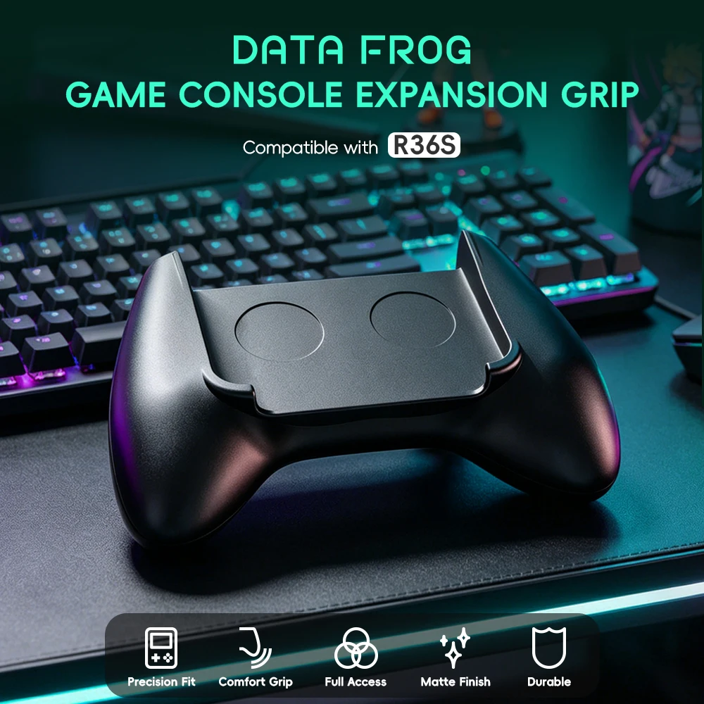 Data Frog R36S Game Grip Ergon - مراجعة Gaming Console Retro وسعره