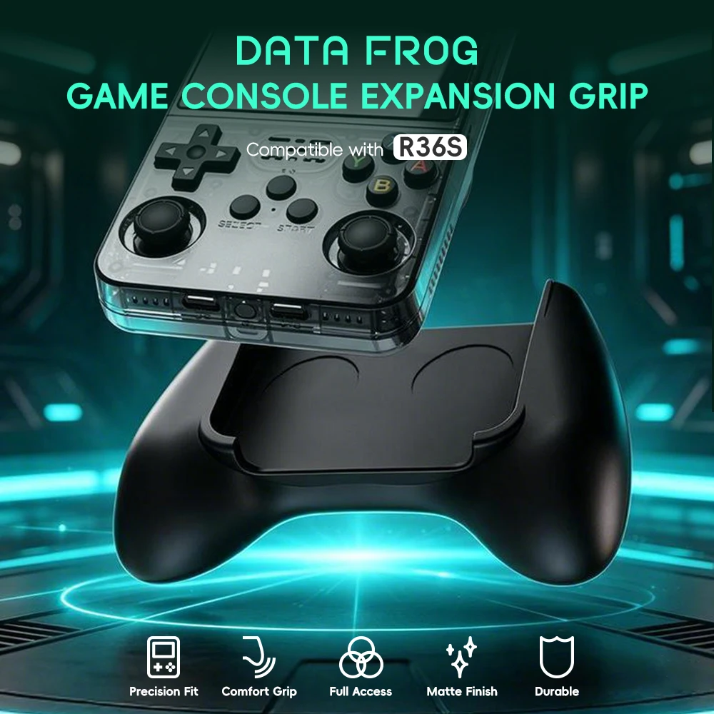 Data Frog R36S Game Grip Ergon - مراجعة Gaming Console Retro وسعره