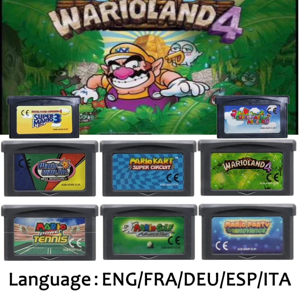 Mali EUR Version GBA Game Cart - مراجعة Gaming Console Mario وسعره