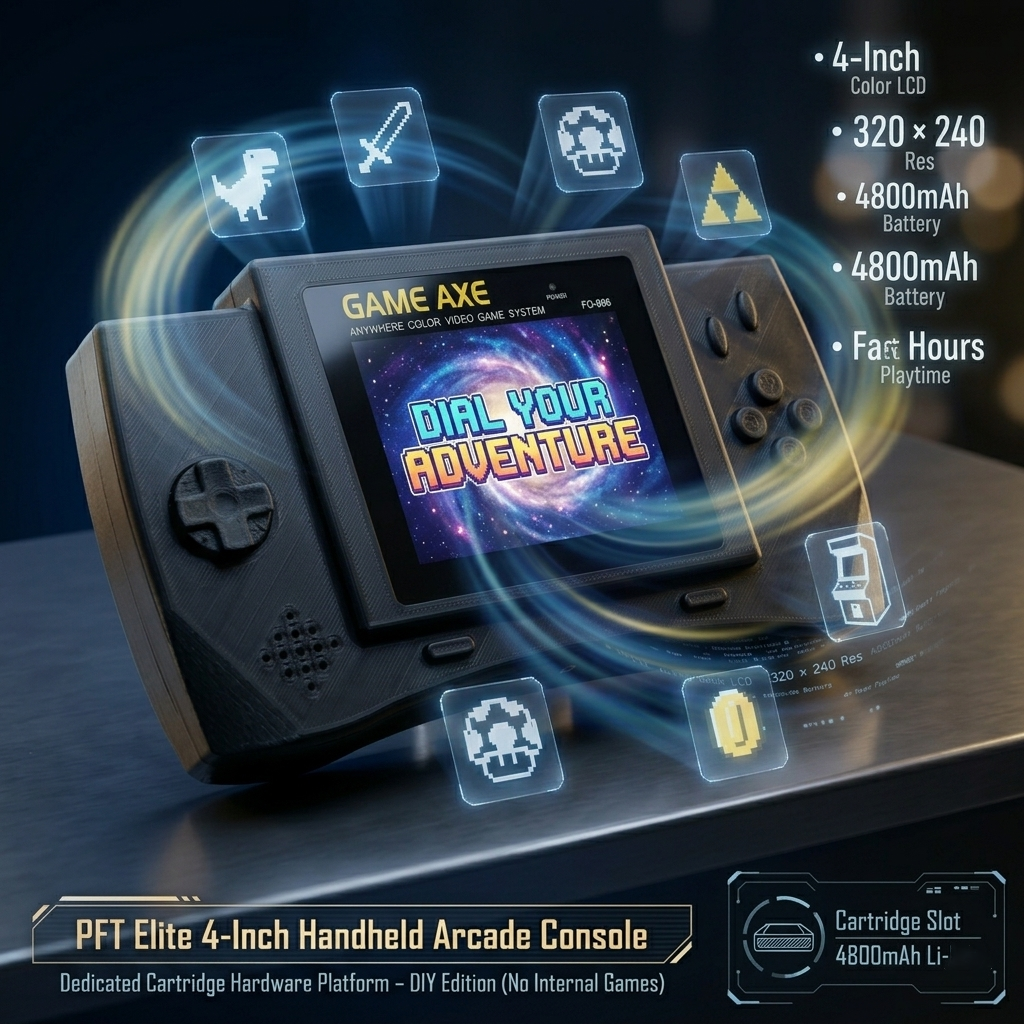 PFT Elite 4-Inch Handheld Arca - مراجعة Gaming Console Retro وسعره