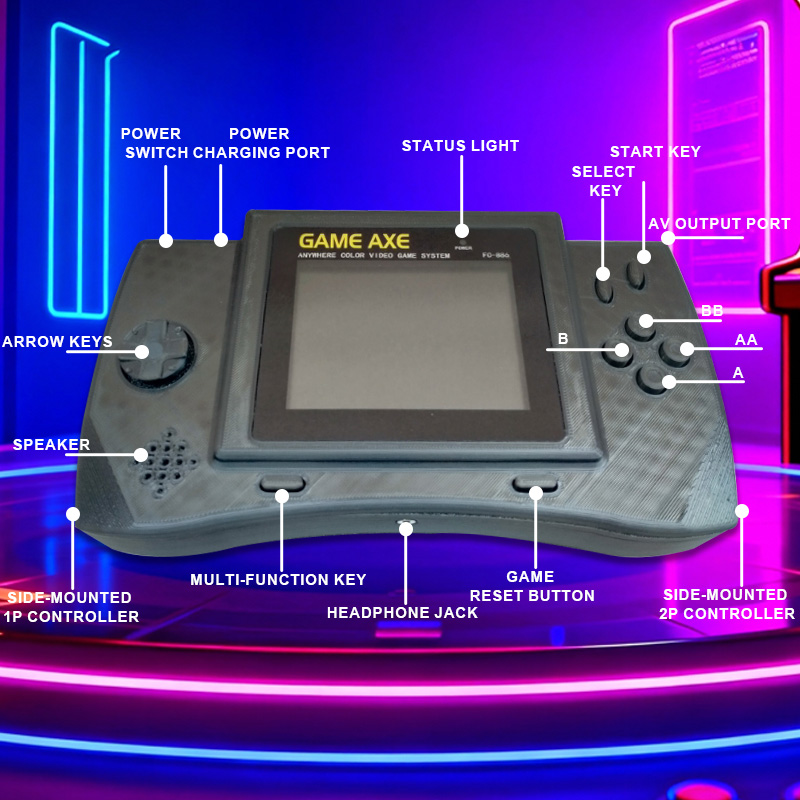 PFT Elite 4-Inch Handheld Arca - مراجعة Gaming Console Retro وسعره