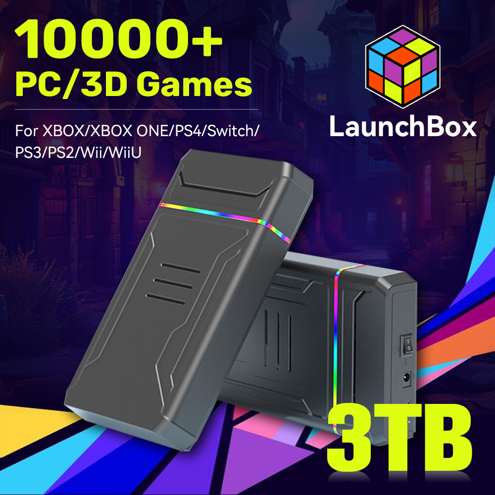 JMachen Launchbox 3TB Gaming H - مراجعة Gaming Console Video Game وسعره
