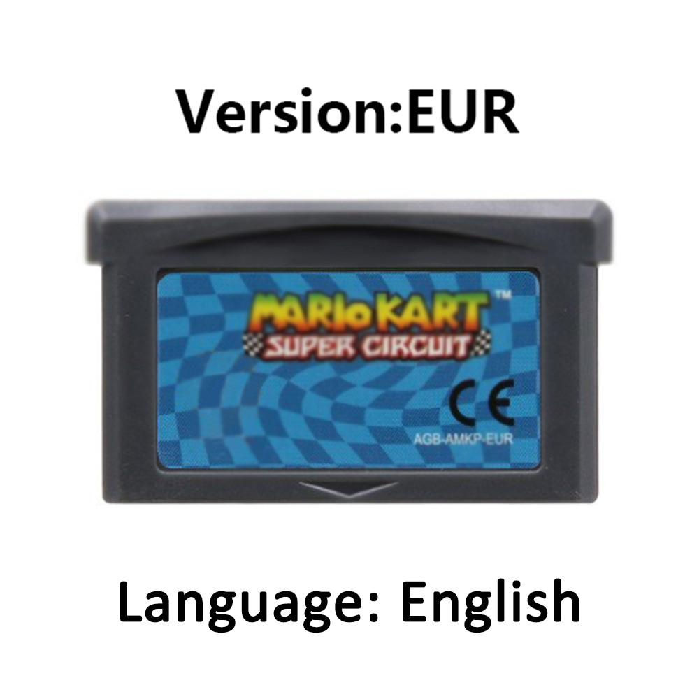 Mario GBA Games cards EUR USA  - مراجعة Gaming Console Mario وسعره