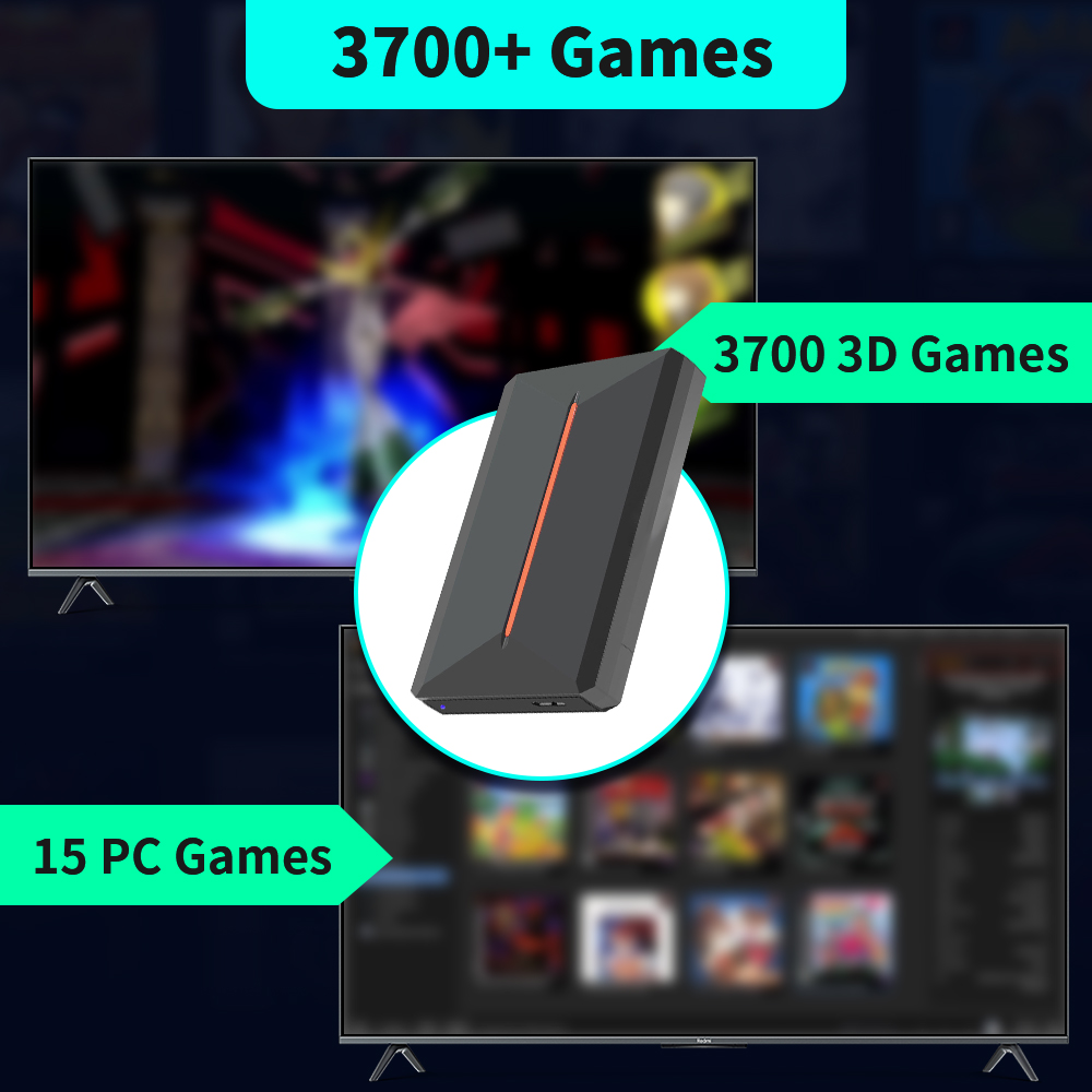 Launchbox OS 500GB Portable Ga - مراجعة Gaming Console Video Game وسعره