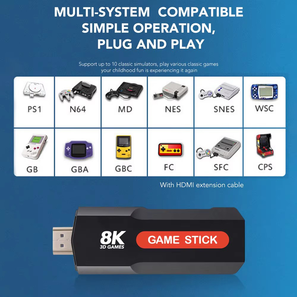 X2 Game Stick HD 4K 8K 3D Cons - مراجعة Gaming Console X2 وسعره