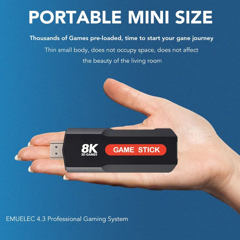 X2 Game Stick HD 4K 8K 3D Cons - مراجعة Gaming Console X2 وسعره