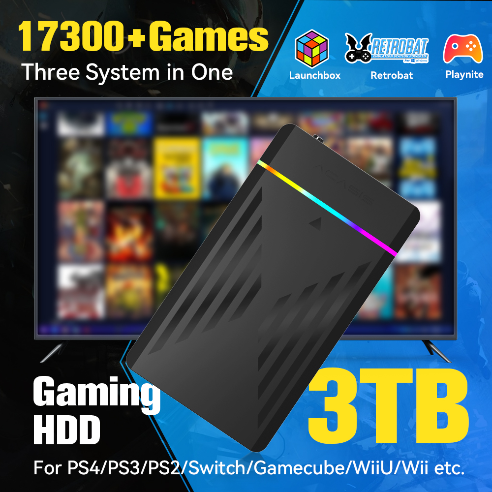3TB Portable Gaming HDD Launch - مراجعة Gaming Console Video Game وسعره